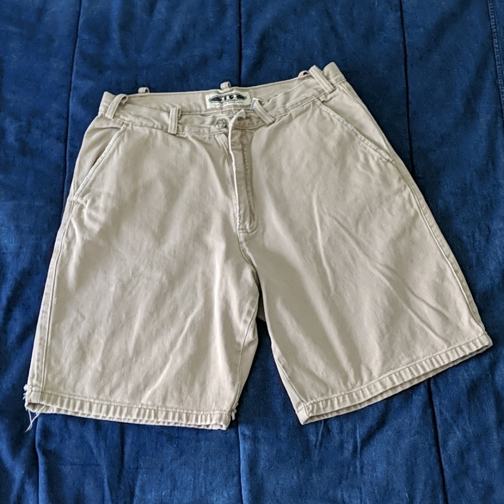 Mens 212 Khaki denim shorts size 32